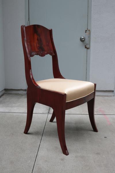 Pair of Neoclassical Side Chairs