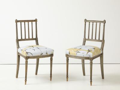 Pair of Neoclassical Side Chairs