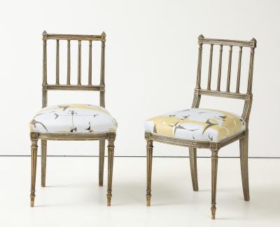 Pair of Neoclassical Side Chairs