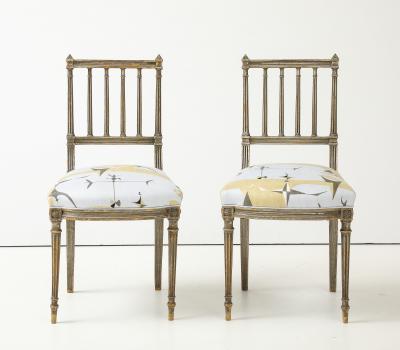 Pair of Neoclassical Side Chairs