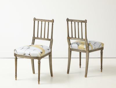 Pair of Neoclassical Side Chairs
