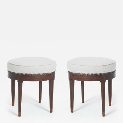 Pair of Neoclassical Stools
