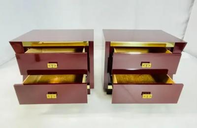 Pair of Nightstands by Jafan Corporation USA 1960s