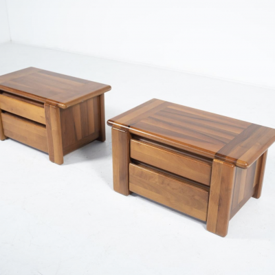 Pair of Nightstands by Mario Marenco for Mobil Girgi Italy