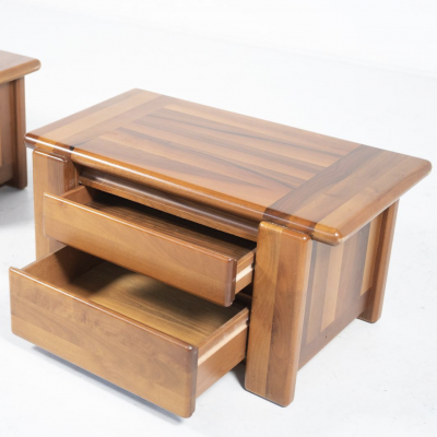 Pair of Nightstands by Mario Marenco for Mobil Girgi Italy