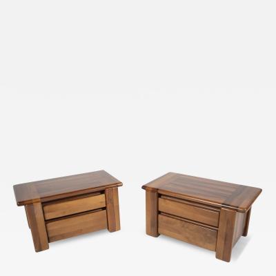 Pair of Nightstands by Mario Marenco for Mobil Girgi Italy