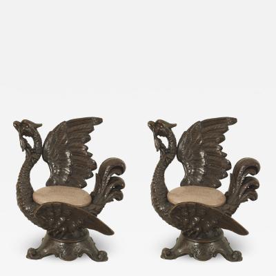 Pair of Northern Italian Renaissance Griffin Side Chairs