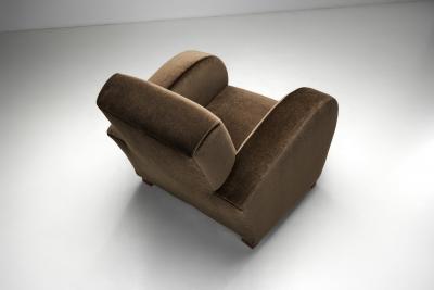 Pair of Norwegian Art Deco Armchairs Norway 1930s