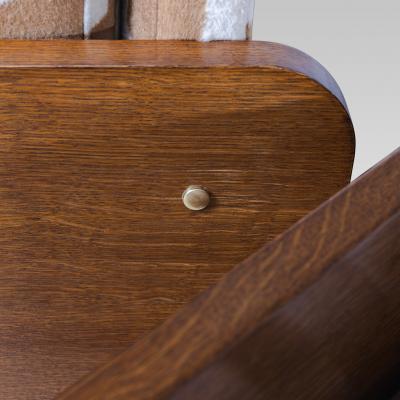 Pair of Oak Italian Armchairs