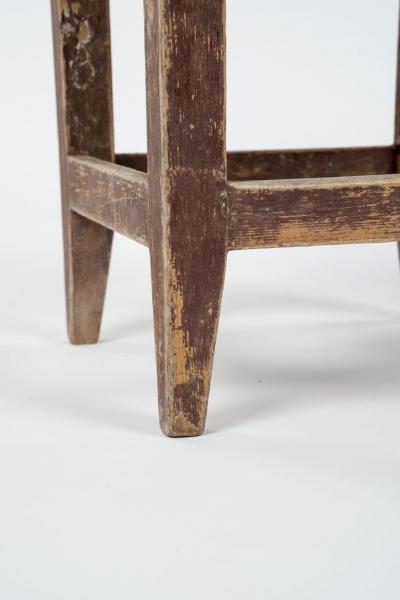 Pair of Ocher and Oxblood Red Painted Vernacular Swedish Chairs