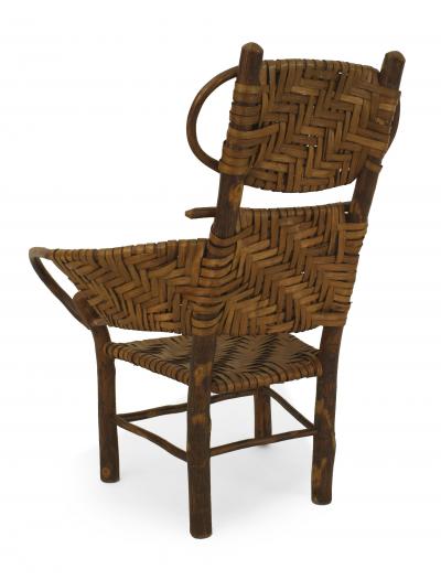 Pair of Old Hickory Child Armchairs
