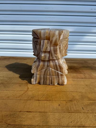 Pair of Onyx Aztec Bookends
