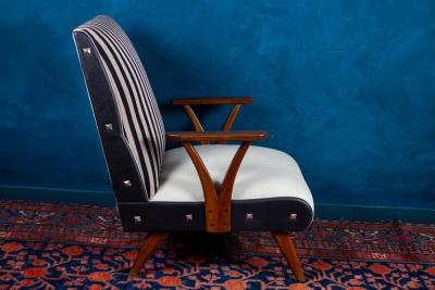 Pair of Outstanding Mid Century Brazilian Armchairs 1950