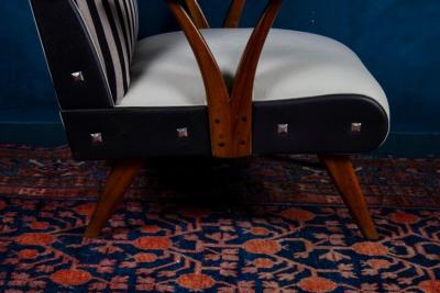 Pair of Outstanding Mid Century Brazilian Armchairs 1950