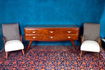 Pair of Outstanding Mid Century Brazilian Armchairs 1950