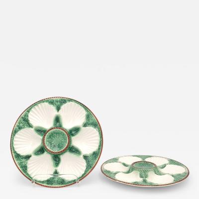 Pair of Oyster Plates England circa 1890