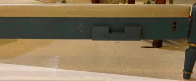 Pair of Paint and Parcel Gilt Twin Bed Frames by Maison Jansen