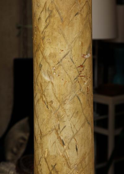 Pair of Painted Columns