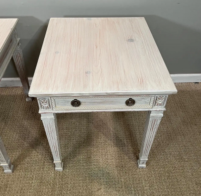 Pair of Painted Pine Bedside Tables
