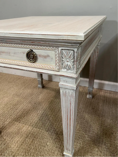 Pair of Painted Pine Bedside Tables