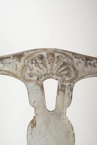 Pair of Painted Rococo Swedish Armchairs
