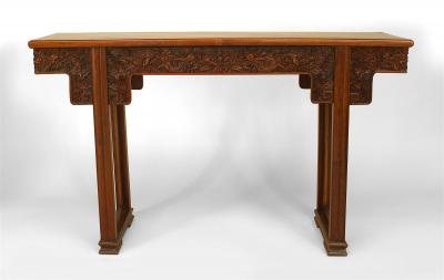 Pair of Pair of Chinese Hardwood Console Table
