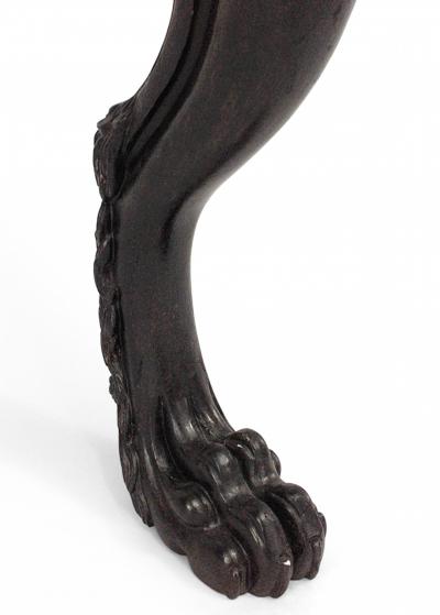 Pair of Pair of English Regency Lion Leg Console Table