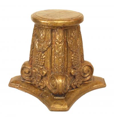 Pair of Pair of French Art Deco Corinthian Column Taborets