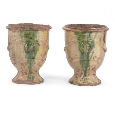 Pair of Petite Anduze Jars
