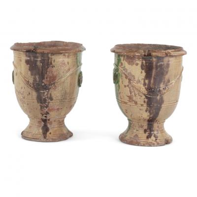 Pair of Petite Anduze Jars
