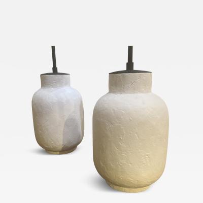 Pair of Plaster Lamps