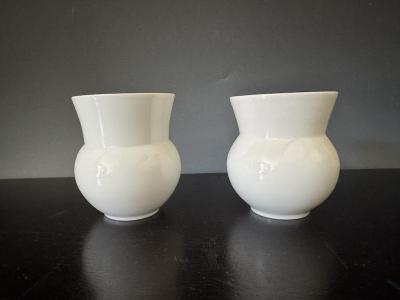 Pair of Porcelain Tea Cups by Park Young Sook
