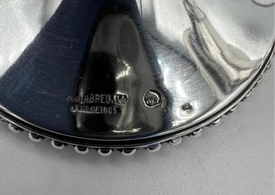 Pair of Portuguese Sterling Silver Candle Sticks