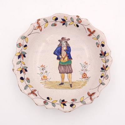 Pair of Quimper Plates France 19th century