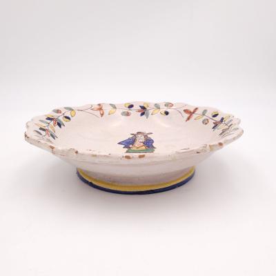 Pair of Quimper Plates France 19th century