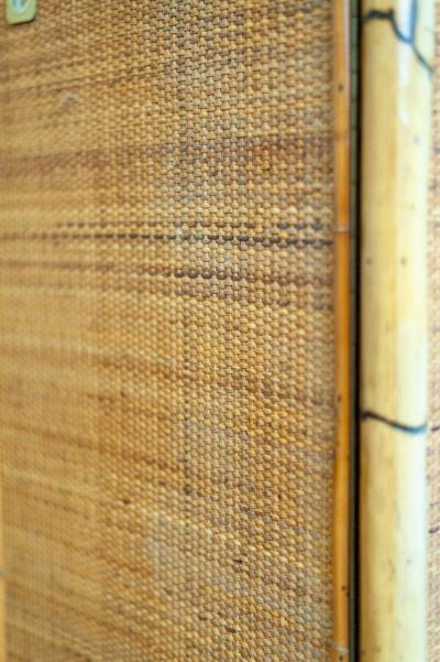 Pair of Rattan Bookshelf 1980s
