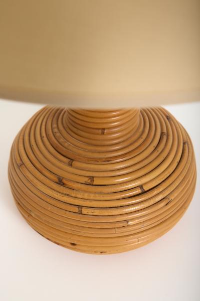 Pair of Rattan Table Lamps