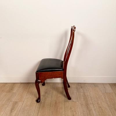 Pair of Red Walnut Queen Anne Chairs England circa 1710