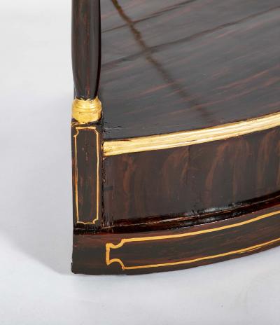 Pair of Regency Faux Rosewood Regency 3 Tier Etageres