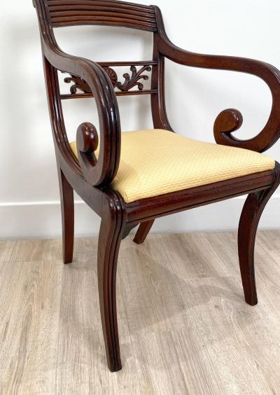 Pair of Regency Period English Armchairs circa 1820