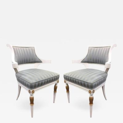 Pair of Regency Style Armchairs