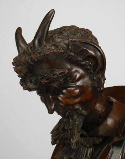 Pair of Renaissance Walnut Devil Figures
