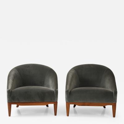 Pair of Reproduction Chairs in the manner of Jean Royere