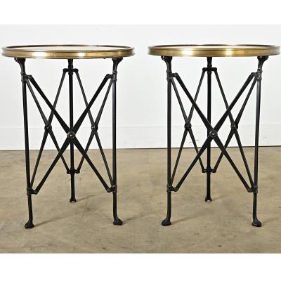 Pair of Reproduction Empire Revival Gueridon Tables