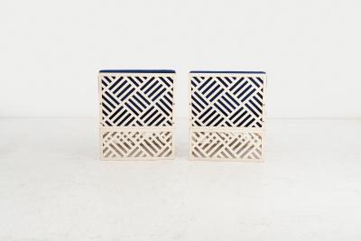 Pair of Richard L Sandfort Aluminum Lounge Chairs 1950