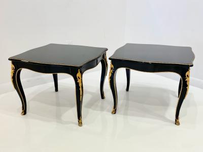 Pair of Rococo Side Tables in the Louis XV Style France 1940s