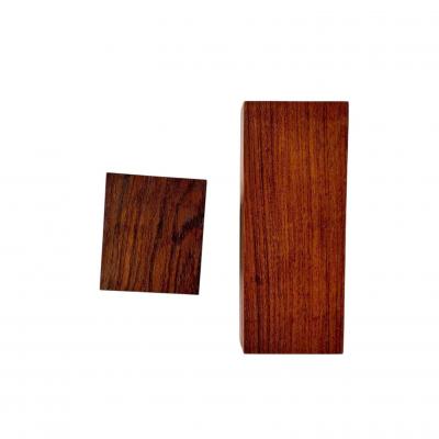 Pair of Rosewood Dresser Boxes w Lids 1960