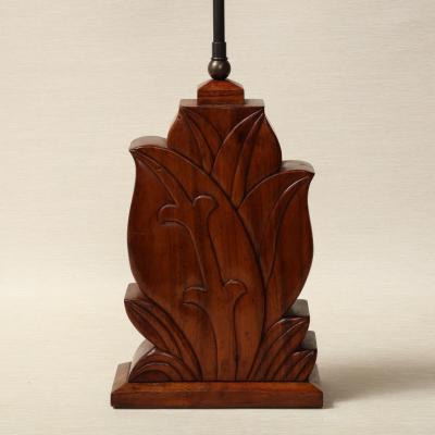 Pair of Rosewood Table Lamps