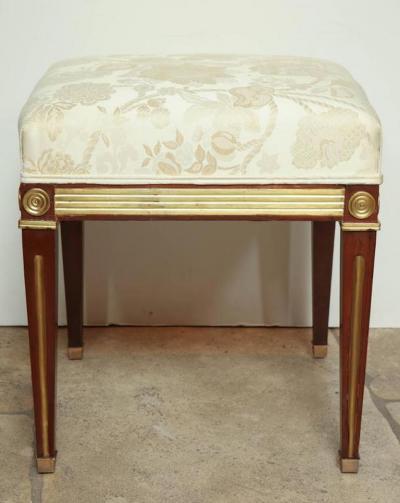Pair of Russian Neoclassic Stools