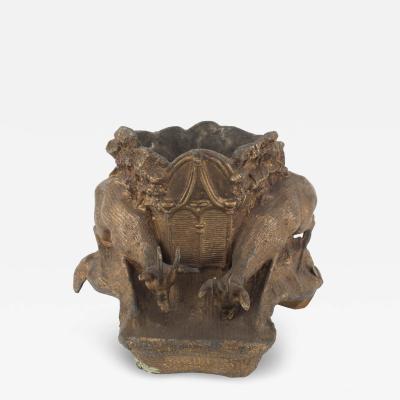 Pair of Rustic Adirondack Gilt Metal Deer Bookends